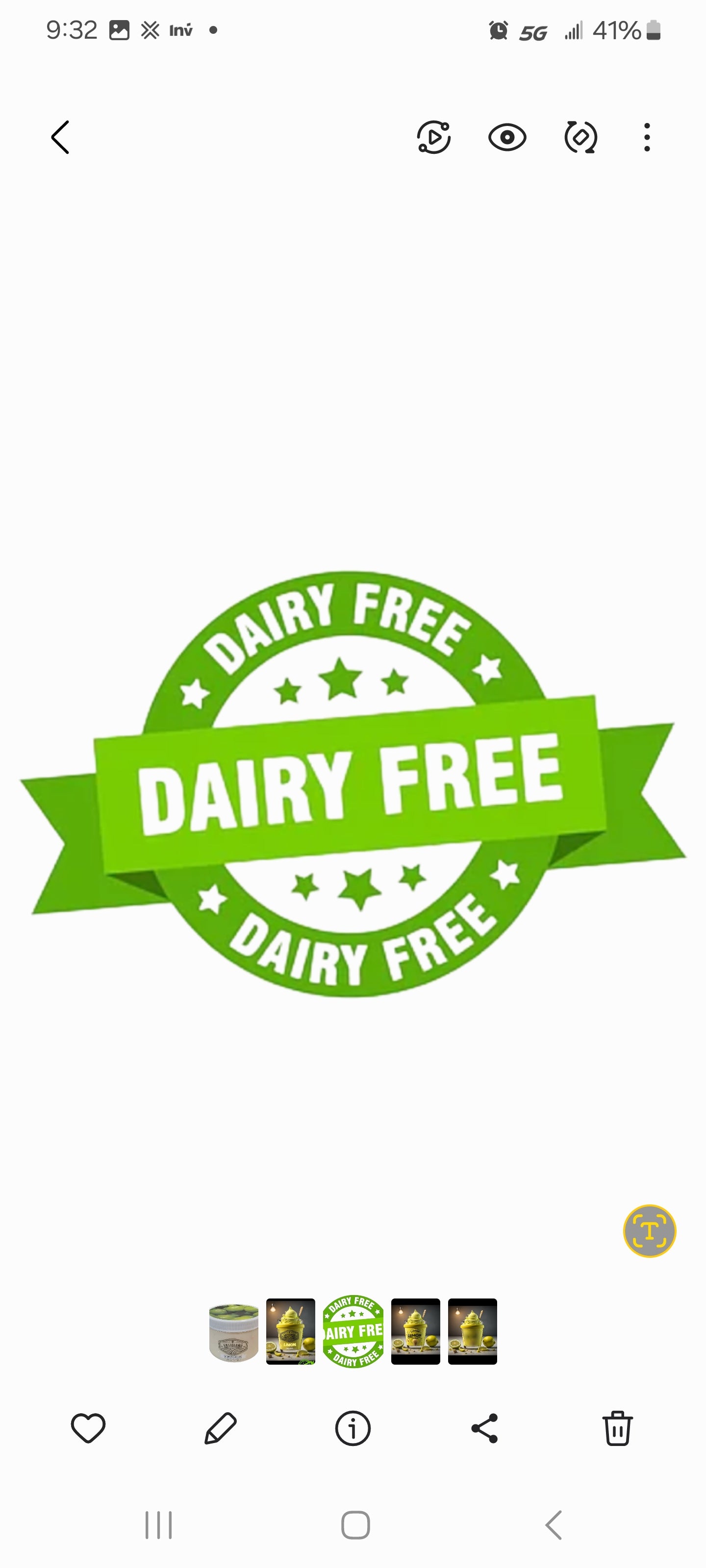 LEMON DAIRY FREE GELATO